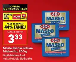 Biedronka Masło Ekstra Polskie Mlekovita , 200 g oferta