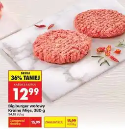 Biedronka Big burger wołowy Kraina Mięs, 380 g oferta