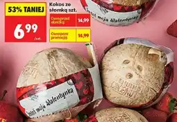 Biedronka Kokos ze słomką szt oferta