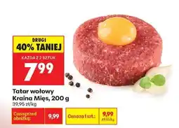 Biedronka Tatar wołowy Kraina Mięs 200 g oferta