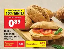 Biedronka bułka poranna fitness , 80 g oferta