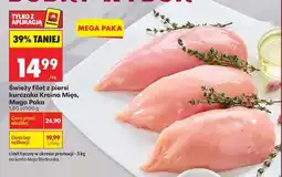 Biedronka Świeży filet z piersi kurczaka Kraina Mięs, Mega Paka oferta