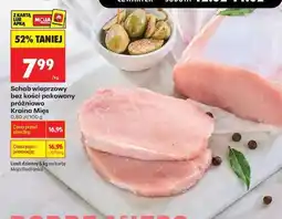 Biedronka Schab wieprzowy bez kości pakowany próżniowo Kraina Mięs oferta