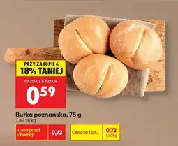 Biedronka Bułka poznańska 75 g oferta