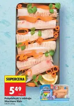 Biedronka Polędwiczki z mintaja Marinero Kids oferta