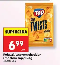 Biedronka Paluszki z serem cheddar i masłem Top, 150 g oferta