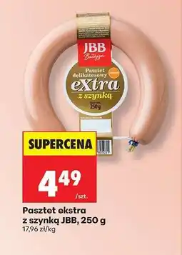 Biedronka Pasztet ekstra z szynką JBB, 250 g oferta