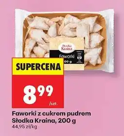 Biedronka Faworki z cukrem pudrem Słodka Kraina, 200 g oferta