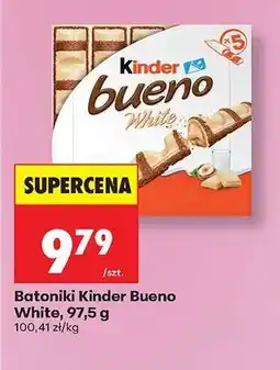 Biedronka Batoniki Kinder Bueno White, 97,5 g oferta