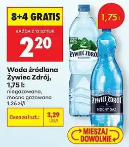 Biedronka Woda źródlana Żywiec Zdrój, 1,75 l oferta
