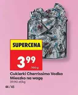 Biedronka Cukierki Cherrissimo Vodka Mieszko na wagę oferta