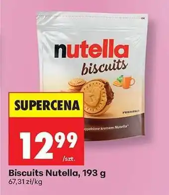 Biedronka Biscuits Nutella 193 g oferta