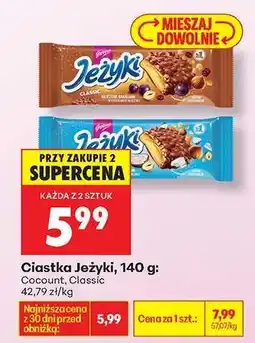 Biedronka Ciastka Jeżyki 140 g oferta