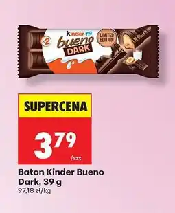 Biedronka Baton Kinder Bueno Dark, 39 g oferta