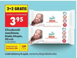 Biedronka Chusteczki nawilżane Dada Atopic , 50 szt oferta