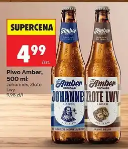 Biedronka Piwo Amber, 500 ml oferta