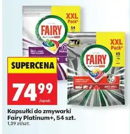 Biedronka Fairy Platinum+, 54 szt oferta