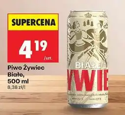Biedronka Piwo Żywiec białe 500 ml oferta