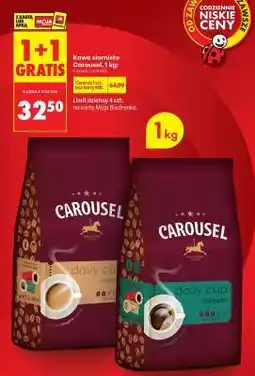 Biedronka Kawa ziarnista Carousel, 1 kg: classic, crema oferta