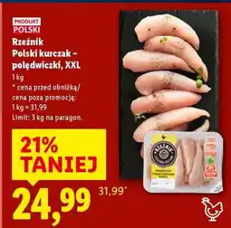 Lidl RZEŹNIK Polski kurczak – polędwiczki, XXL oferta