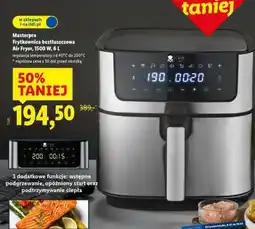 Lidl MasterPRO Frytkownica beztłuszczowa Air Fryer, 1500 W, 6 l oferta