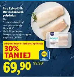 Lidl TARG RYBNY LIDLA Dorsz atlantycki polędwica oferta