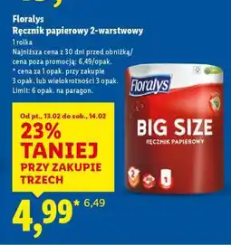 Lidl Floraly's Ręcznik papierowy, 2-warstwowy oferta