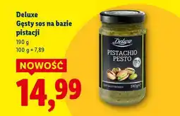 Lidl Deluxe Gęsty sos na bazie pistacji oferta