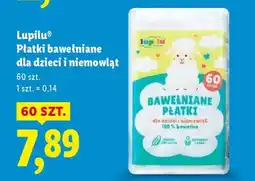 Lidl Lupilu Płatki bawełniane dla dzieci i niemowląt oferta
