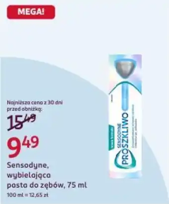 Sensodyne, wybielająca pasta do zębów