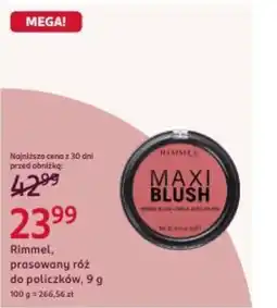 Rossmann Rimmel, prasowany róż do policzków oferta