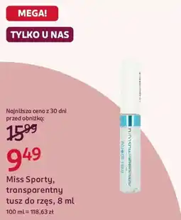 Rossmann Miss Sporty, transparentny tusz do rzęs oferta
