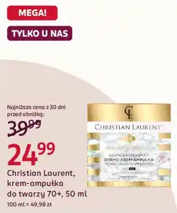 Rossmann Christian Laurent, krem-ampułka do twarzy 70+ oferta