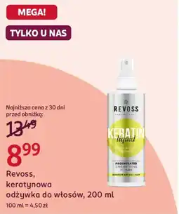 Rossmann Revoss, keratynowa odżywka do włosów oferta