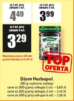 Auchan Dżem Herbapol oferta