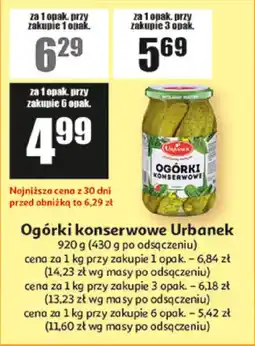 Auchan Ogórki konserwowe Urbanek oferta