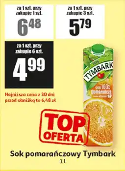 Auchan Sok pomarańczowy Tymbark oferta