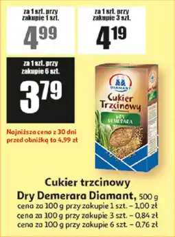Auchan Cukier trzcinowy Dry Demerara Diamant oferta