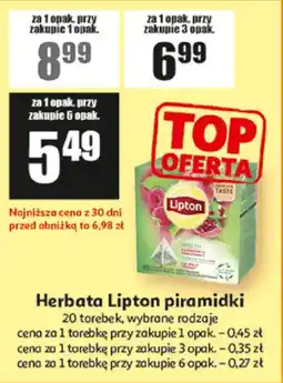 Auchan Herbata Lipton piramidki oferta