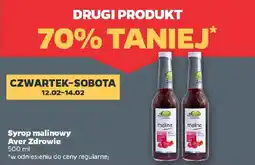 Netto Syrop malinowy Aver Zdrowie oferta