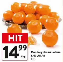 Intermarche Mandarynka układana SAN LUCAR luz oferta