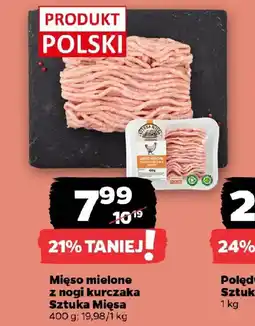 Netto Mięso mielone z nogi kurczaka Sztuka Mięsa oferta
