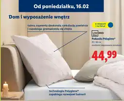 Lidl Poduszka Polygiene 70 x 80 cm LIVARNO HOME oferta