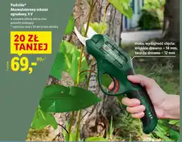 Lidl Parkside Akumulatorowy sekator ogrodowy, 4 V oferta