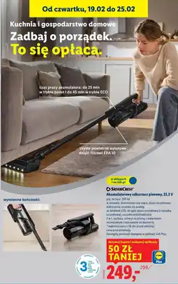 Lidl SILVERCREST Akumulatorowy odkurzacz pionowy, 22,2 V oferta