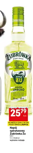 Delikatesy Centrum Napój spirytusowy Żubrówka Żu (Apple Żu) oferta