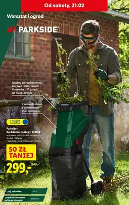 Lidl Parkside Rozdrabniacz nożowy, 2400 W oferta