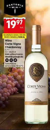 Delikatesy Centrum Wino Corte Vigna Chardonnay oferta