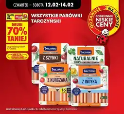 Biedronka Parówki z fileta indyka Tarczyński oferta