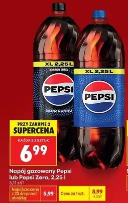Biedronka Napój Pepsi Zero oferta